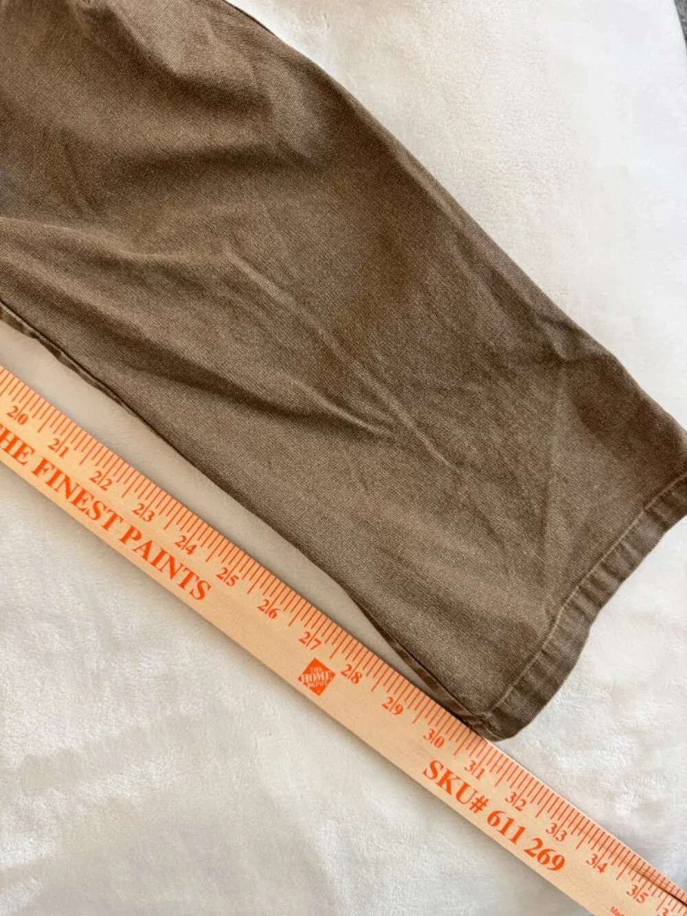 KUHL Free Kanvus Jean Mens 36x32 Brown Canvas Hiking Workwear Pants Stretch